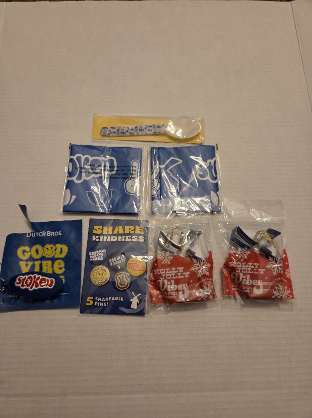 Dutch Bros 7 piece Merch drop items